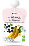 Popote Piure BIO cu 51% mure si 43% banane, +4/6 luni Popote (11587)