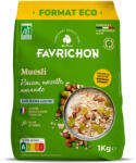 Favrichon Muesli fara zahar BIO cu stafide, alune de padure si migdale(format economic) Favrichon (11893)