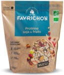 Favrichon Musli BIO fara zahar cu 40% proteine, soia si fructe Favrichon (10801)