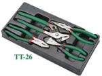 Hans Tools Introduceti Tava cu Instrumente pentru Carucior Tip Insert: Plastic Numar Piese: 4 Szt. Tip Cheie: Cleste (combinata (TT-26) Trusa unelte