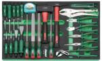 Hans Tools Introduceti Tava cu Instrumente pentru Carucior Tip Insert: Spuma (sfs) Numar Piese: 23 Szt. Tip Cheie: Banda Masurare (TTF-23) Trusa unelte