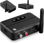 Techstar Adaptor RX Receptor Audio Bluetooth 5.4 Techstar® M60, Imperechere NFC, AUX + RCA, Redare USB, Type-C, Flash Drive, Microfon Integrat, HiFi, 10m (SKU3640)