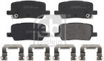 FEBI Set Placute Frana Spate (cu Un Tampon de Amortizare) Tesla Model S Model X Electric 09.12- TESLA MODEL 10/MODEL S (FE183715)