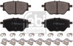 FEBI Set Placute Frana Spate (cu Un Tampon de Amortizare) Mg Hs 1.5/1.5h 09.18- MG HS (FE195081)