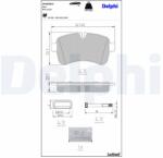 DELPHI Set Placute Frana Spate Iveco Daily Iii Daily Iv Daily V Daily Vi 2.3d-electric 09.02- IVECO DAILY 3/DAILY 4/DAILY 5 (LP2040LC)