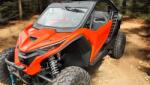 Moka Gsm Offroad Parbriz Sticla CFMOTO ZFORCE Z10 2026+ , Laminat 3+3 mm, Ventilat, Cadru Metalic (C47627)