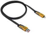 Akyga Cablu de date Akyga AK-USB-57, USB A + USB tip C / Lightning, 1m, 65W (AK-USB-57)