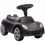 AIYAPLAY Mașinuță de Împins pentru Copii cu Licență Porsche, Claxon, Faruri și Sunet de Pornire, PP, Negru | Aosom Romania (370-481V00MK)