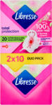 Libresse Ultra Regular+ Total Protection egészségügyi betét aloe vera kivonattal 20 db