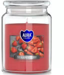 BISPOL Lumânare căpșuni 500g