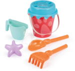 Ecoiffier Set găleată Summer Bucket Écoiffier cu stropitoare și forme pentru nisip 6 piese 2 tipuri de la 18 luni (ECO0615-A)