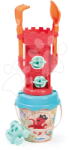 Ecoiffier Set găleată cu râșniță dublă Piráti Garnished Mill Bucket Écoiffier 6 piese înălțime 17 cm de la 18 luni (ECO0260)