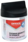Office Products Gemkapocstartó, mágneses, kerek, OFFICE PRODUCTS, átlátszó-fekete (D8441199) (D8441199)