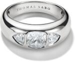 Thomas Sabo TR2525-051-14-58 Ring with faceted white zirconia stones Silver Ladies, Femei