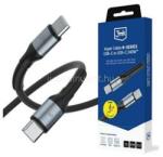 3mk Protection Hyper N-Series adatkábel Type-C - Type-C, 300cm, FEKETE (GP-193840) (GP-193840)