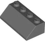 LEGO® 3037c85 - LEGO sötétszürke kocka 45° elem 2 x 4 méretű (3037c85)