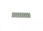 LEGO® 3743c86 - LEGO világosszürke technic kocka 1 x 4 méretű fogasléc (3743c86)