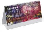 TOPTIMER Asztali naptár képes TOPTIMER T066 álló fehér lapos Budapest 2027 T663P-00P (T663P-00P)