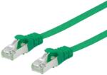 Equip Patch Cord Equip Flat, U/FTP, Cat. 6A, 5 m, Green (607644)