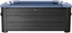 MSpa Jakuzzi, MSpa Oslo Sapphire F-SA063W, szürke, 6 személyes, 850 l, 160 x 160 x 65 cm, LED világítással, hidromasszázs fúvókákkal (3EXX0847)