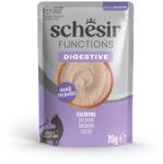 Schesir 12x70g Schesir Functions Mousse Digestive lazac nedves macskatáp