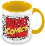 Pyramid International Cană Pyramid Marvel: Marvel Comics - Logo (Yellow) (MGC27304C)