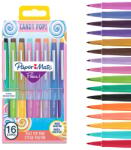 Newell Flair Candy Pop filctoll készlet, közepes hegy (0, 7 mm), vegyes színek, 16 db-os csomag, scrapbooking és rajzoláshoz