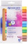 Westcott E-744983 00 táblakréta 1, 2 cm átmérő, 8, 5 cm - színes - 12 db