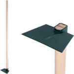 Poolx Sapă de grădină, Fed, verde închis, dreaptă, coadă 120 cm, lățime de lucru 16 cm, cap din oțel, coadă din lemn Sapa de gradina