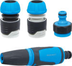 AQUACRAFT Cap de stropire pentru grădină, Aquacraft 550390 SoftTouch, albastru/negru, 1/2", rotativ, debit de apă reglabil, pentru udarea grădinii, plastic, cu conectori