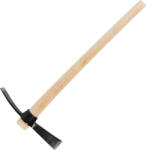 Strend Pro Târnăcop, Strend Pro Garden 722-10WH, negru, 2500 g, mâner din lemn, cap din oțel, cu două capete, tip pompieri, pentru sol dur și pietros Tarnacop