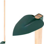 Poolx Sapă de grădină, Fed, verde închis, ascuțită, coadă de 120 cm, lățime de lucru 16, 5 cm, cap din oțel, coadă din lemn, în formă de inimă Sapa de gradina