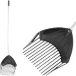 Strend Pro Lopată și greblă de grădină, Strend Pro Garden MGT-888R, negru, cap din plastic HS-ABS, coadă metalică, 3 în 1: greblă, lopată, sită, coadă de 120 cm Lopata