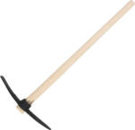 Strend Pro Târnăcop, Strend Pro Garden, negru, 1500 g, coadă din lemn, cap din oțel, cu două capete, ascuțit/plat, pentru sol dur și stâncos Tarnacop