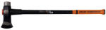 Strend Pro Topor de despicat, Strend Pro Garden Everest LSA ALU, negru/portocaliu, 3500 g, 90 cm, mâner din fibră de sticlă, cap din oțel, tehnologie Multi-Neck