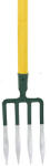 Strend Pro Garden Furcă, Strend Pro Garden GD-029O, cap din oțel, coadă din lemn lăcuită, 4 dinți, mâner PH Furca