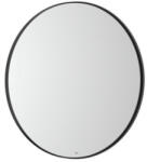 Roca Luna kerek fürdőszobai tükör 60x60 cm, matt fekete kerettel A812417000 (A812417000)
