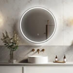 BALNEO SUN kerek LED tükör 60 állítható fényerővel és párátlanító funkcióval L0101020404-1 (L0101020404-1)