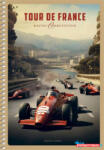 Shkolyaryk Publishing House Spirálfüzet, A5, kockás, 96 lap, SHKOLYARYK "Racing Competition", vegyes (SB966124K) - nyomtassotthon