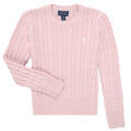 Ralph Lauren Pulóverek CABLE CN-SWEATER-PULLOVER Rózsaszín 7 Jahre