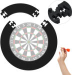  Fekete darts tárcsavédő, fali darts tárcsavédő (Osłona Ochronna Do Tarczy Rzutek Dart)