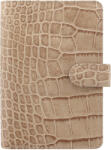 FILOFAX Classic Croc Personal Barna
