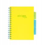 strigo Spirálos Jegyzetfüzet Pads A5/100K Neon Sárga (PADS089)