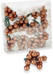  Mini karácsonyfadísz pick bronz 12csokor - OKOSÁR! - csinaldmagadshop