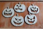  Natúr fa - Halloween tökök vegyes 5cm 5db/csomag - csinaldmagadshop