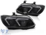 KITT Lightning LED hátsó lámpa BMW 3-as E46 Limousine 4D (1998-2001) piros/kristály (RB21L)