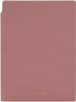 DELI Caiet A5, 112 file, coperta piele ecologica, DELI N141L roz