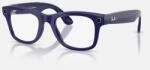 Ray-Ban Ochelari Smart RAY-BAN Meta Wayfarer High Bridge Fit Shiny Cosmic Blue Transitions Gen 2 (RW4012 6628MF 50-22)