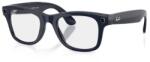 Ray-Ban Ochelari Smart RAYBAN Meta Wayfarer High Bridge Fit Shiny Cosmic Blue Transitions Gen 2 (RW4012 6628MF 53-22)