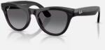 Ray-Ban Ochelari Smart RAY-BAN Meta SKYLER High Bridge Fit Shiny Black Graphite Gen2 (RW4014 601/T3 52-20)